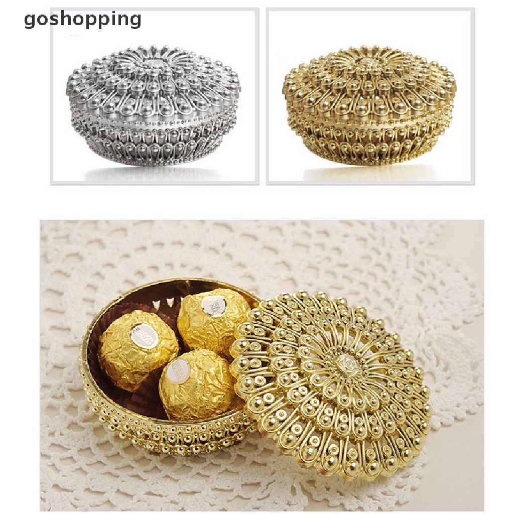 Hộp Đựng Bánh Kẹo Lá Vàng Rỗng Mini Cho Tiệc Cưới / Quà Tặng Cho Bé