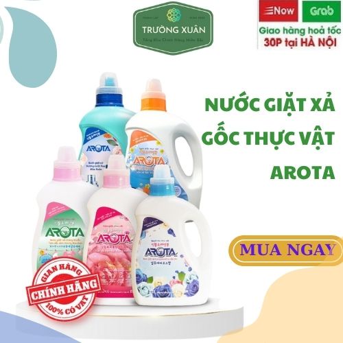 Nước giặt xả vải Arota Hàn Quốc, đánh bay mọi vết bẩn, kháng khuẩn, an toàn cho da - 3kg