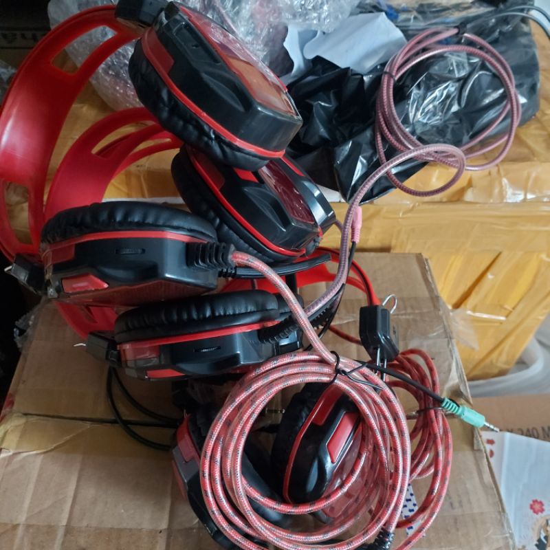 Thanh lý xả kho - Headphone có mic học online zoom, Zalo - Tai nghe có dây chụp tai âm thanh ấm, mic nói rõ