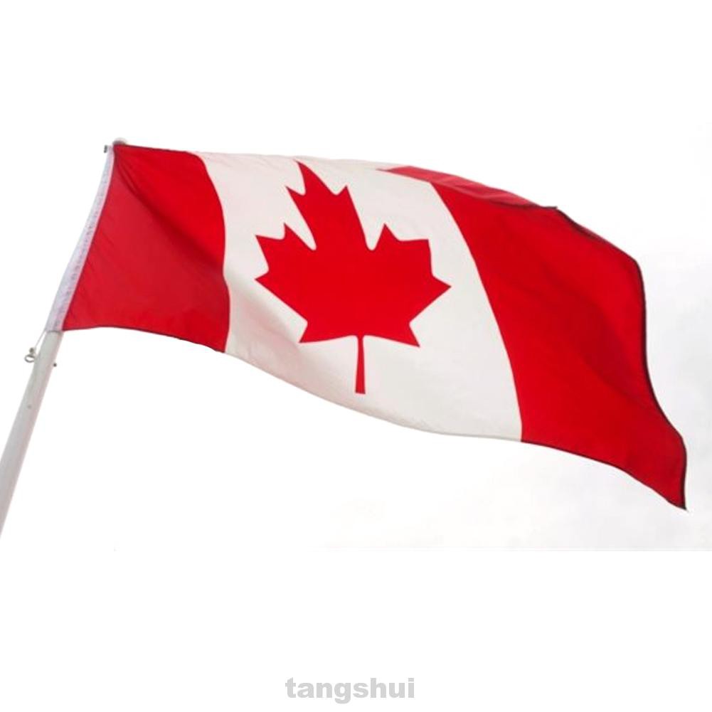 Festival Home Printed Decoration Hanging Large Maple Leaf Outdoor Canadian Flag