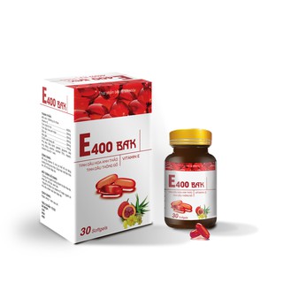 vitamin e đỏ tinh dầu hoa anh thảo, thông đỏ E400 BAK