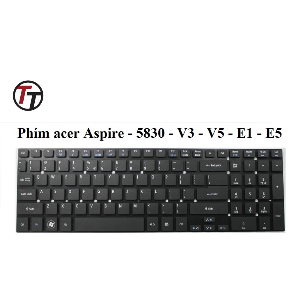 [Mã ELFLASH5 giảm 20K đơn 50K] Bàn phím laptop Acer Aspire E1-510 E1-522 E1-530 E1-532 E1-570 E1-572 E5-571