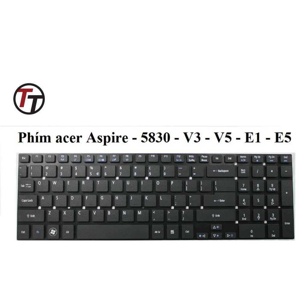 [Mã ELORDER5 giảm 10K đơn 20K] Bàn phím laptop Acer Aspire E1-510 E1-522 E1-530 E1-532 E1-570 E1-572 E5-571