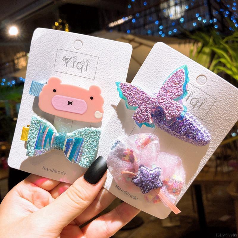 IU Kids Korean Cute Children's Hair Clip Set