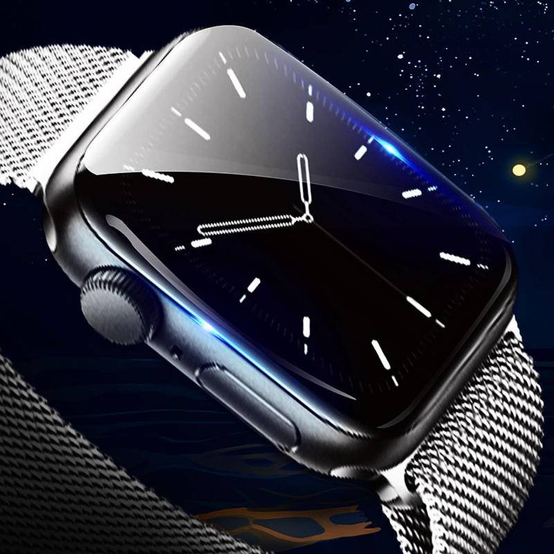 Toàn Bộ Miếng Dán Bảo Vệ Màn Hình HD Mềm Cho iWatch 8 7 SE 2022 45mm 41mm 40mm 44mm
