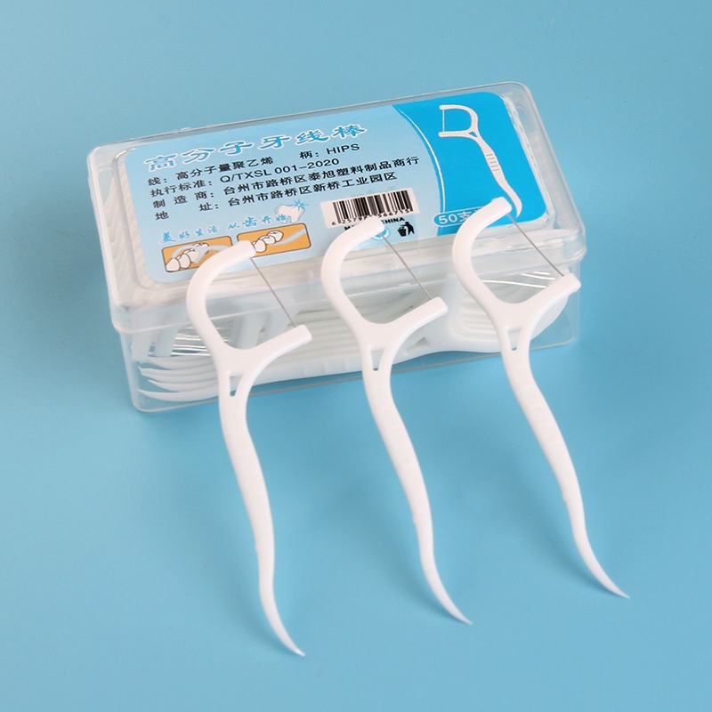 Set 100/ 50/ 25 Tăm Chỉ Nha Khoa Dental Floss Đảm Bảo An Toàn Răng MiệngDuashop