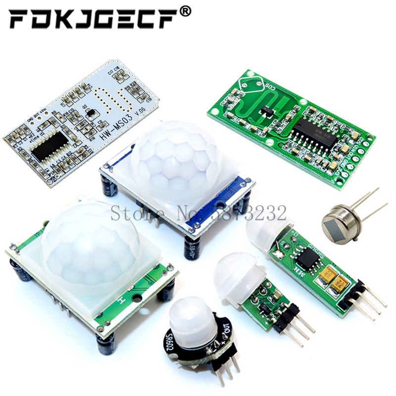 Mô Đun Cảm Biến Hồng Ngoại HC-SR501 HC-SR505 AM312 SR602 RCWL-0516 Chuyên Dụng