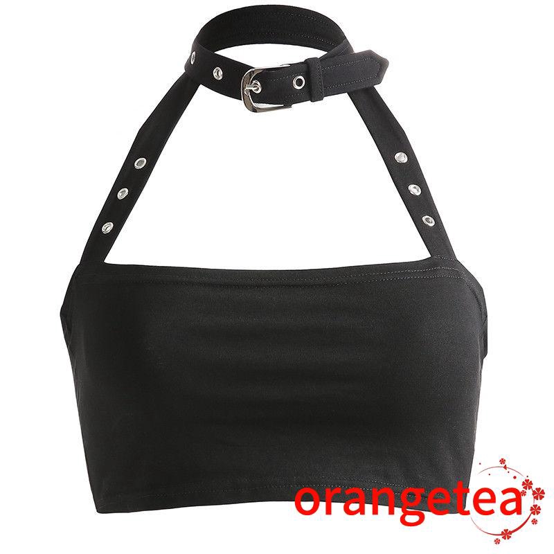 Áo croptop 2 dây cổ chữ V gợi cảm cho nữ