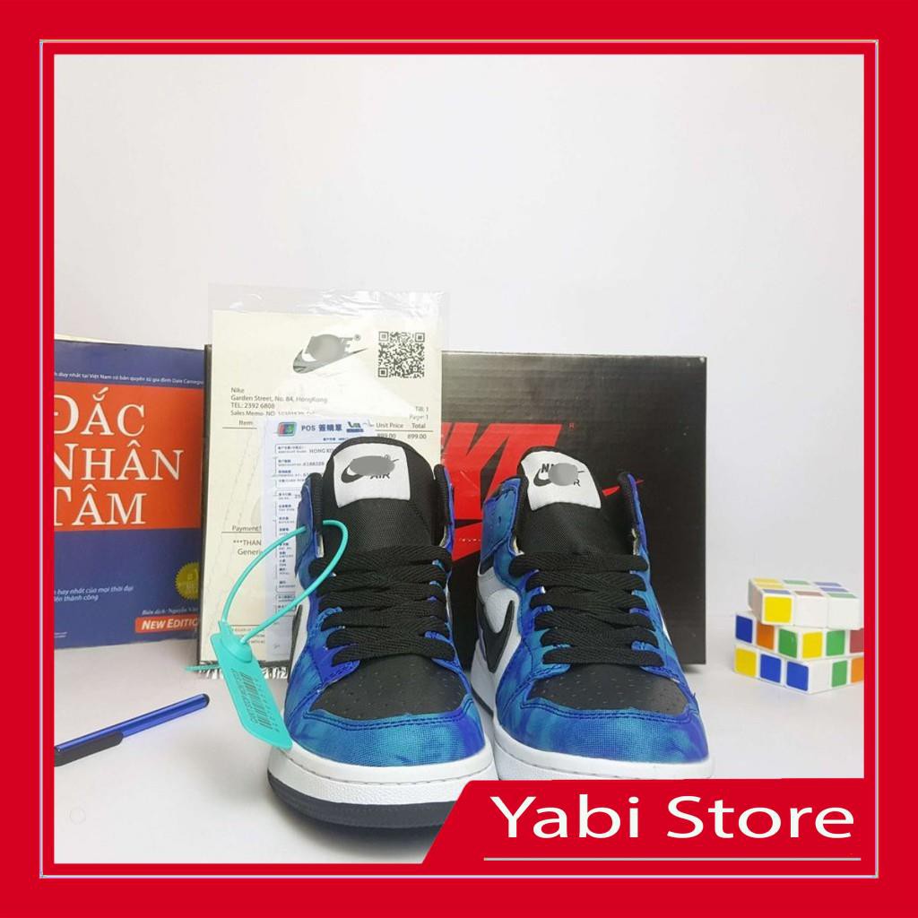🔥FREE SHIP-HÀNG QUẢNG CHÂU 🔥Giày thể thao sneaker🔥Air Jordan 1 high retro tie dye full box - Yabi Store