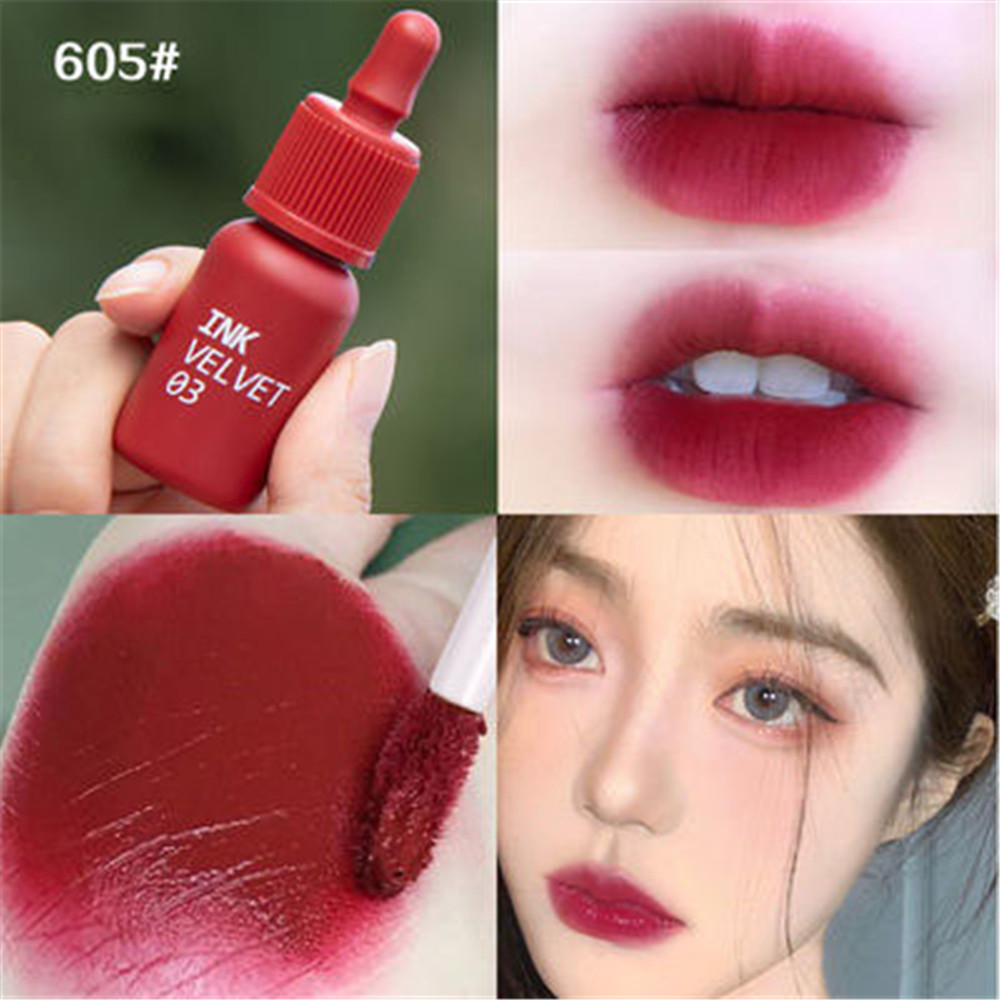 【sweet】woman retro Small Baby Bottle Waterproof Long Lasting Velvet Matte Lip Gloss 6 colors | BigBuy360 - bigbuy360.vn