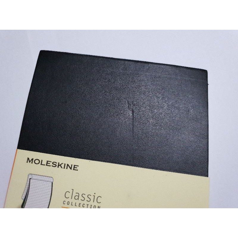 Moleskine Ruled Reporter Sổ Ghi Chép Bìa Mềm Màu Đen Ốp