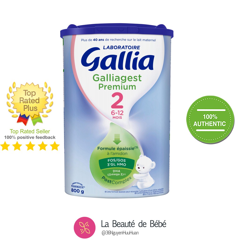 Sữa bột Gallia Premium 3 số 800gr [HSD 2 Năm Kể Từ Ngày Sản Xuất]