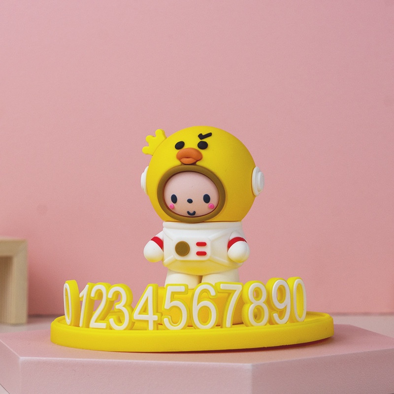 Biển Báo Đỗ Xe Tạm Thời Thiết Kế Hình Chú Khỉ Hoạt Hình Đáng Yêu Phong Cách Mới