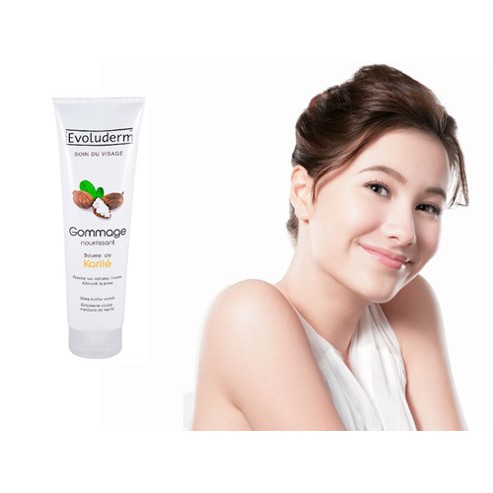 Sữa Tẩy Tế Bào Chết Evoluderm Da Mặt Tinh Chất Bơ Hạt Mỡ Karite 150ml