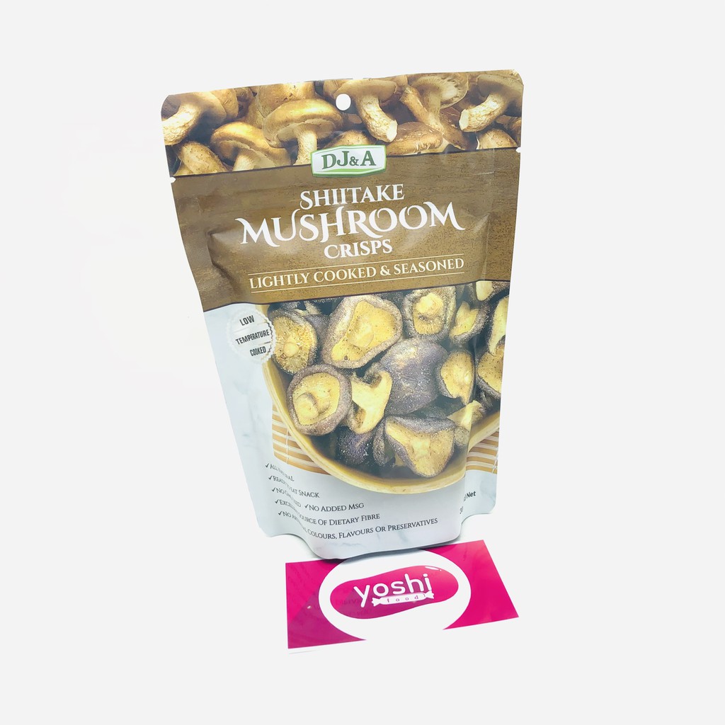 Nấm Hương Sấy Shiitake Mushroom Crisps DJ&A Úc