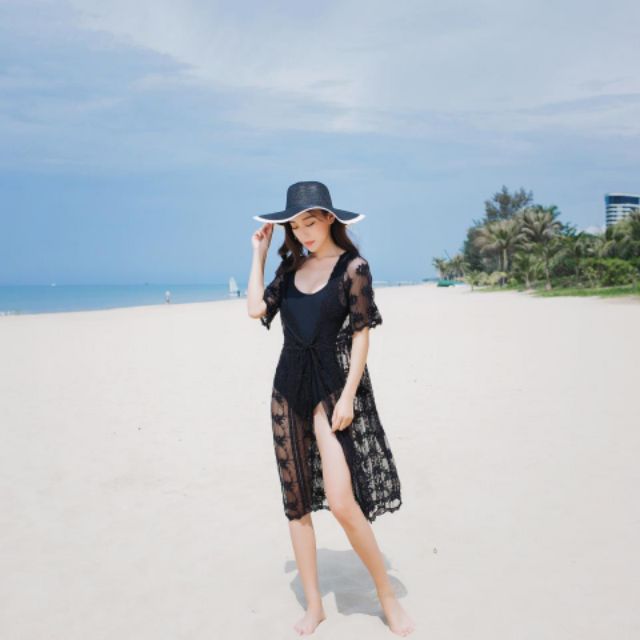 Áo choàng kimono đi biển