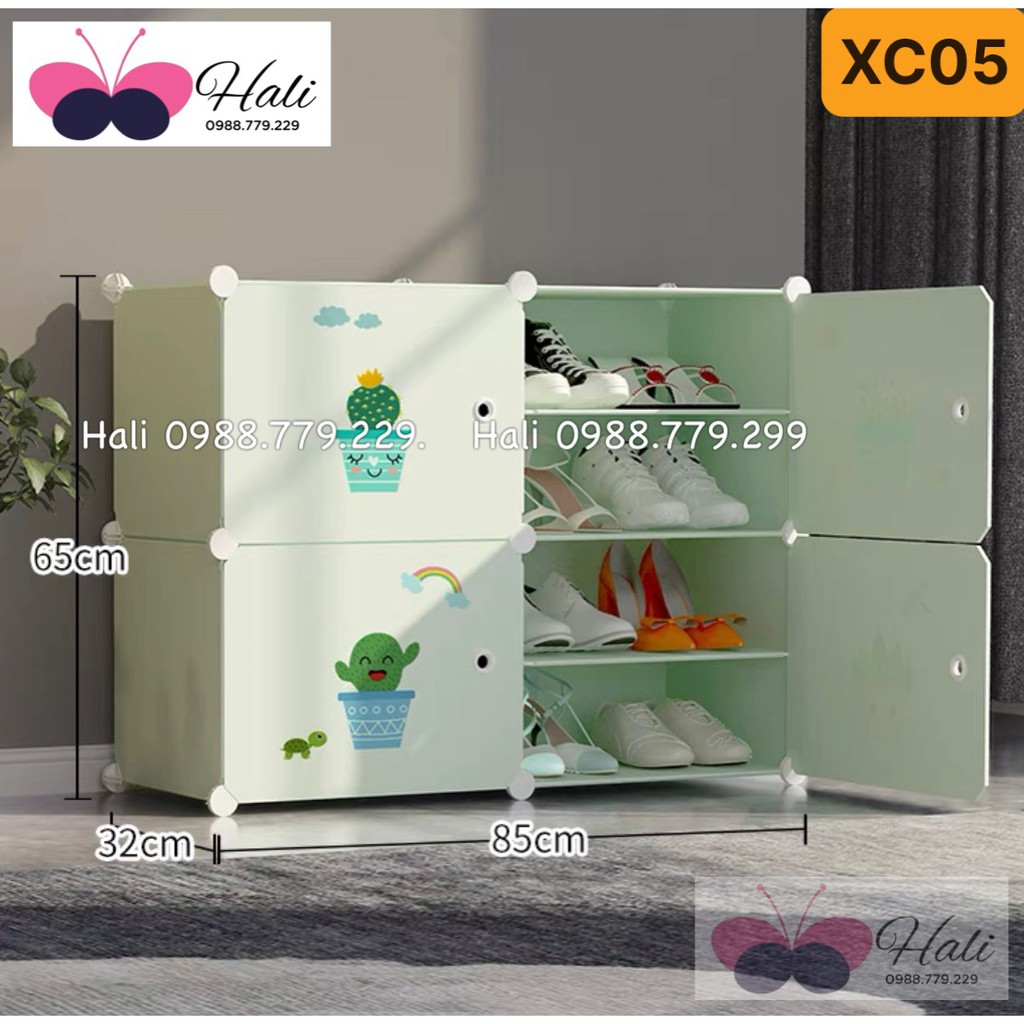 [HOT SALE] TỦ GIÀY CHIA Ô ĐA NĂNG MÀU XANH CỐM - CHỊU LỰC TỐT - LẮP ĐẶT , DI CHUYỂN DỄ DÀNG -SẢN PHẨM NHƯ HÌNH .