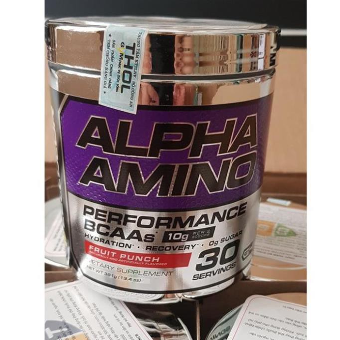 [FreeShip] Chống Dị Hóa Cơ Bắp Amino Axit Cellucor Alpha Amino 30 lần dùng.