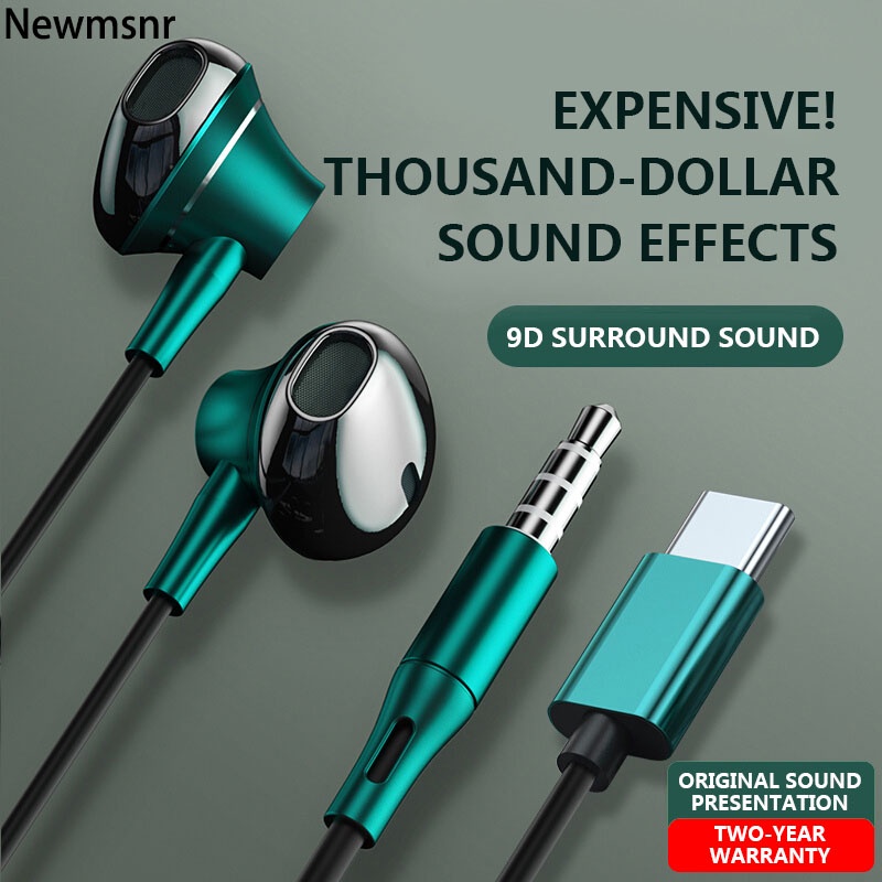 Tai nghe thể thao nhét tai NEWMSNR có dây type C chất lượng cao