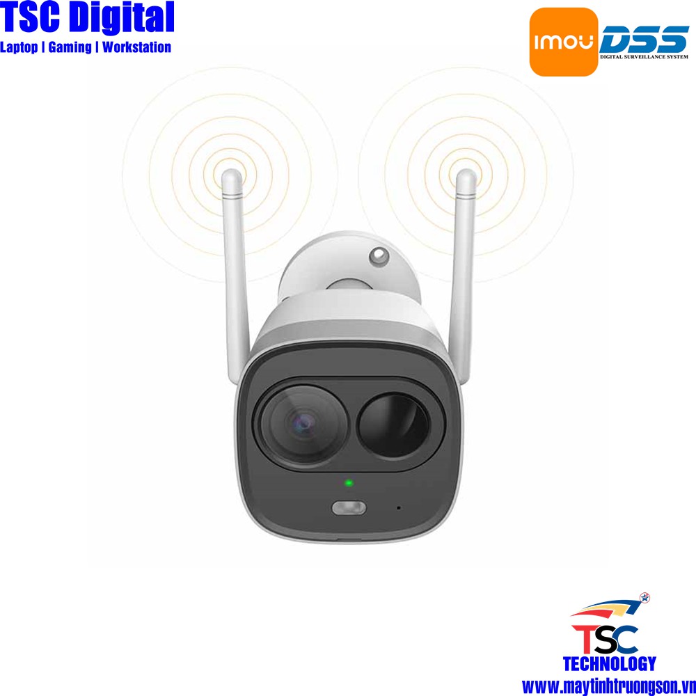 Camera IP Wifi 2.0MP IPCG26EP IMOU Full HD 1080P Chống Nước | Kèm Thẻ Nhớ Lưu Trữ 128Gb