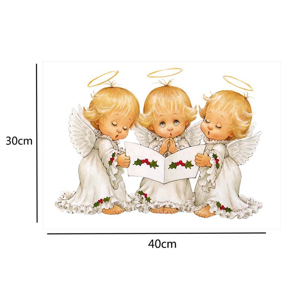 Cross 5D Cute Angel Diamond Embroidery Painting Home DIY Decor Cross Stitch Kit