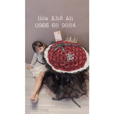 Bó hoa nhũ Vĩnh cửu 120bông siêu to (Nhận đặt số bông theo yêu cầu - Tối thiểu 35bông mẫu này)