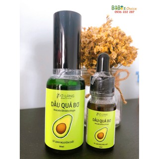 Dầu quả bơ ép lạnh Pơ Lang 10ml - 30ml