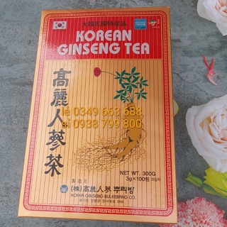 Trà Sâm Hàn Quốc Korean Ginseng Tea 100 Gói x 3g