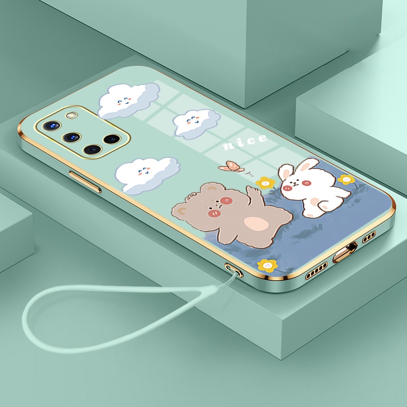 Ốp Điện Thoại Silicon Mềm Mạ Điện Chống Sốc Cho OPPO A92 OPPO A52 DDXX01