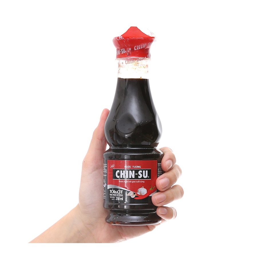 Nước Tương ChinSu Tỏi Ớt/ XÌ Dầu Nguyên Chất Nấm Shiitake 250ML