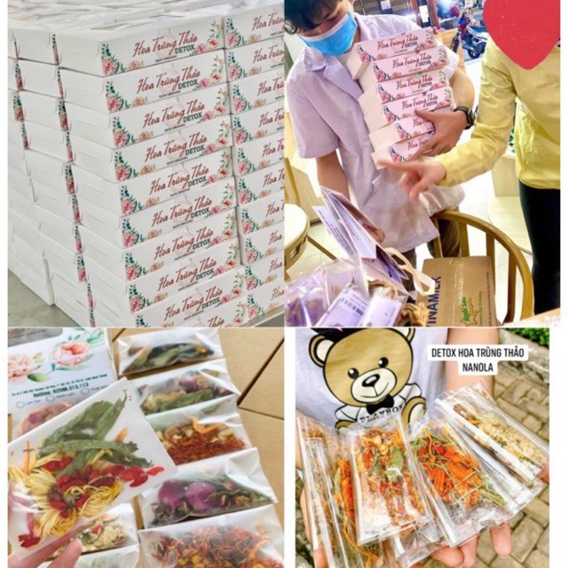 Detox Hoa Thảo Dược Thải độc Giảm cân thiên nhiên an toàn - Hàm lượng dược chất cao (Ảnh thật chính chủ)