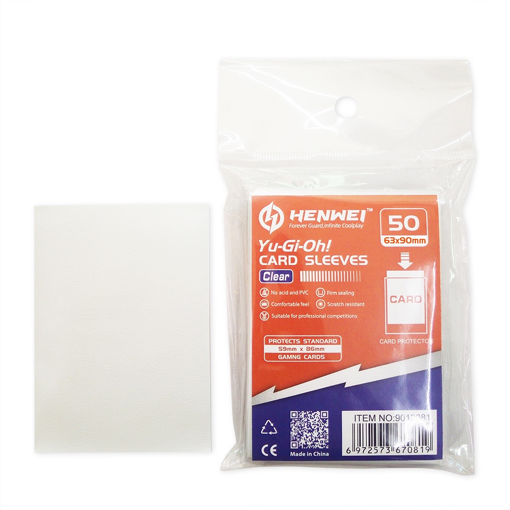 50 cái Bọc thẻ bài Yugioh Size sleeve nhám dành cho Yugioh Vanguard nhiều màu sắc