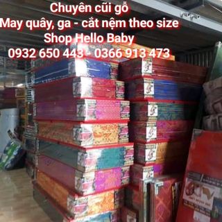 Nệm bông ép dùng cho bé sơ sinh kt 100*60*10