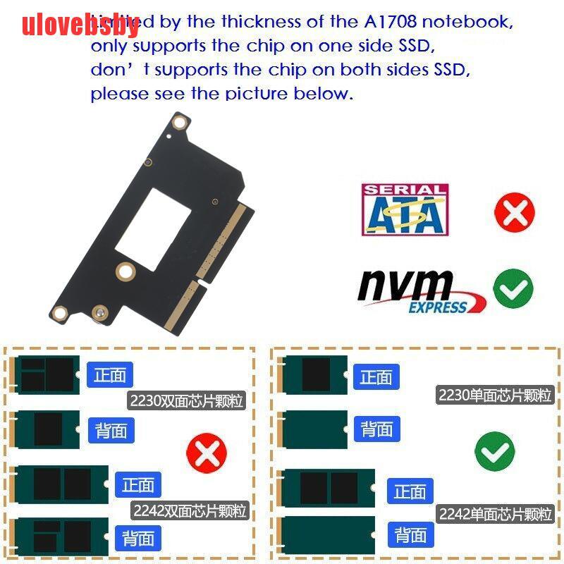 Card Chuyển Đổi Nvme M.2 Ngff Ssd Cho 13 "2016-2017 Macbook Pro A1708 | BigBuy360 - bigbuy360.vn
