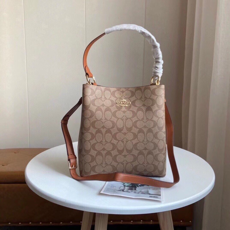 ⚡️⚡️Túi Bucket xuất dư - sẵn hàng - đen chữ dây đỏ⚡️⚡️