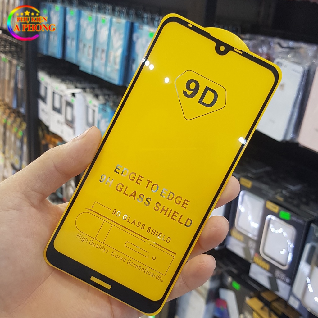 Kính cường lực Oppo A15, A52, A54, A55, Reno 6 Kính 9D Loại Full Màn Hình