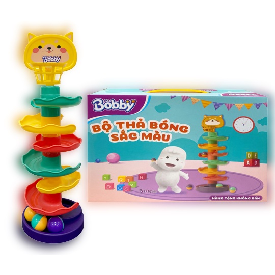 Tháp thả bóng 7 tầng bobby