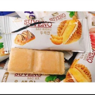 Bánh xốp sữa chua vị sầu riêng Suveno Yogurt Cake 500gr - Công nghệ Đài Loan