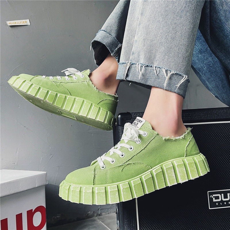 Giày Vải Canvas Đa Chức Năng Thoáng Khí Thời Trang Mùa Hè Phong Cách Hàn Quốc Cổ Điển 2022 Cho Nam