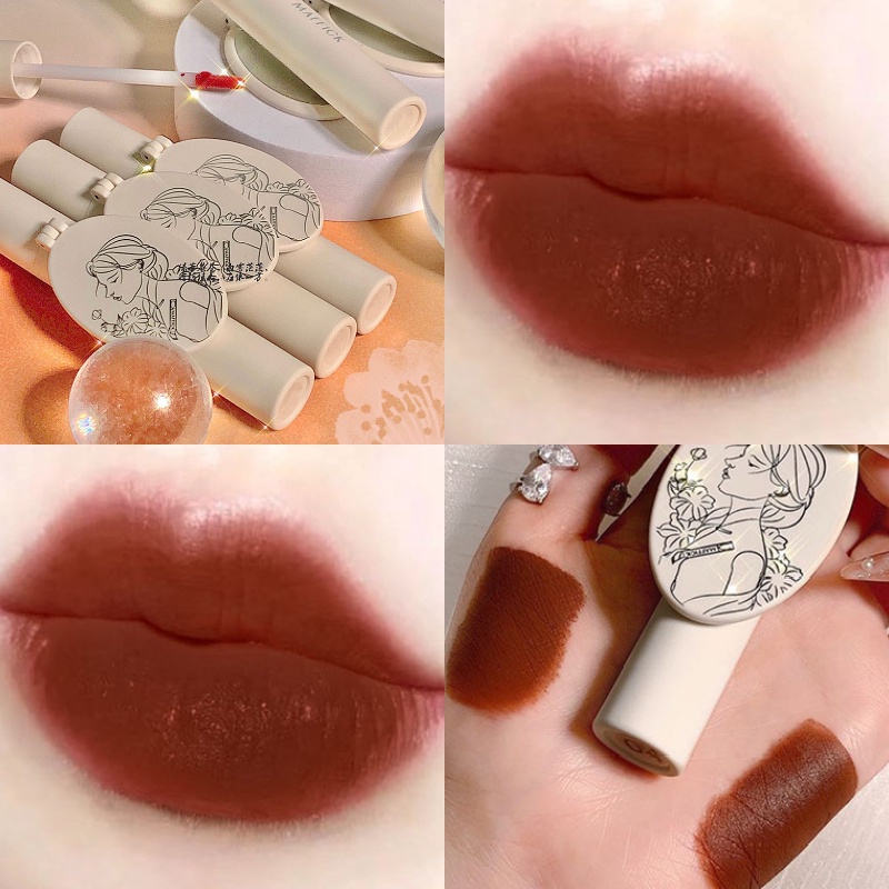 Son Môi Dạng Lỏng Maffick Chống Thấm Nước Lâu Trôi 6 Màu Sắc Tùy Chọn