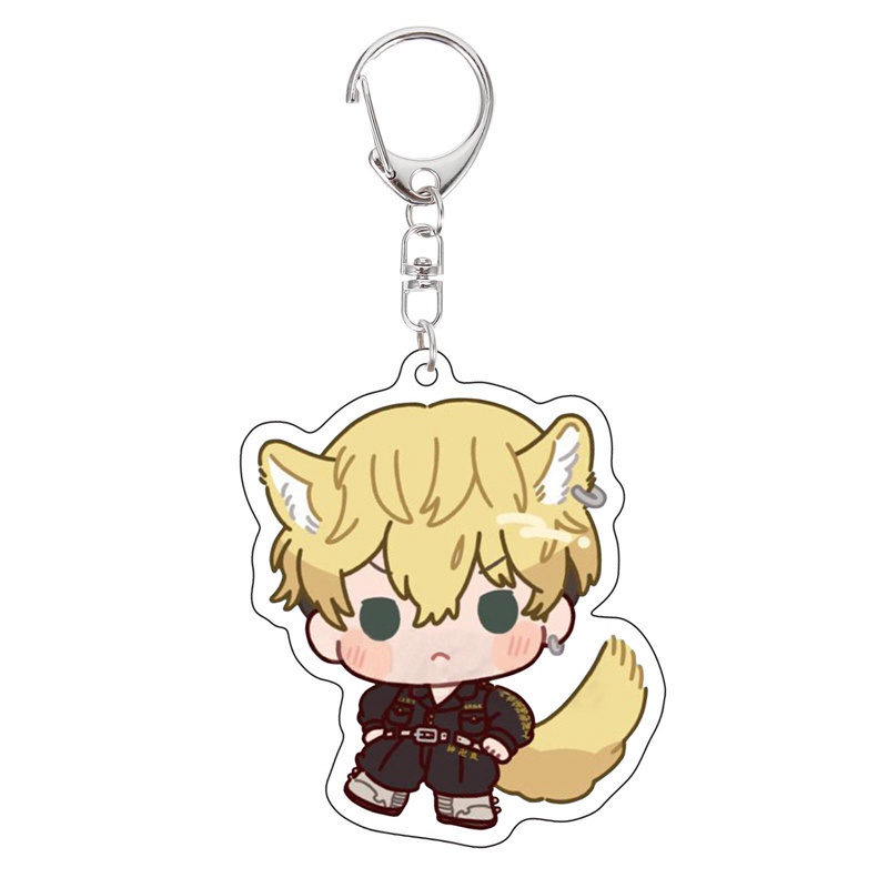 Móc gắn chìa khóa hình nhân vật Sano Manjirou Mitsuya Takashi phim anime Tokyo