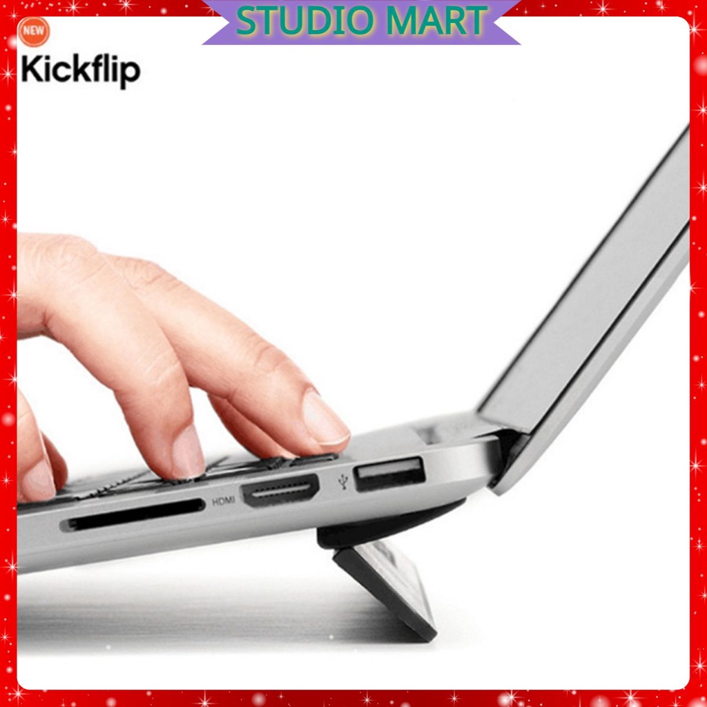 Kickflip - Kệ Đế Kê Tản Nhiệt Dạng Chân Gập Dán Cho Laptop, Macbook Tiện Dụng.