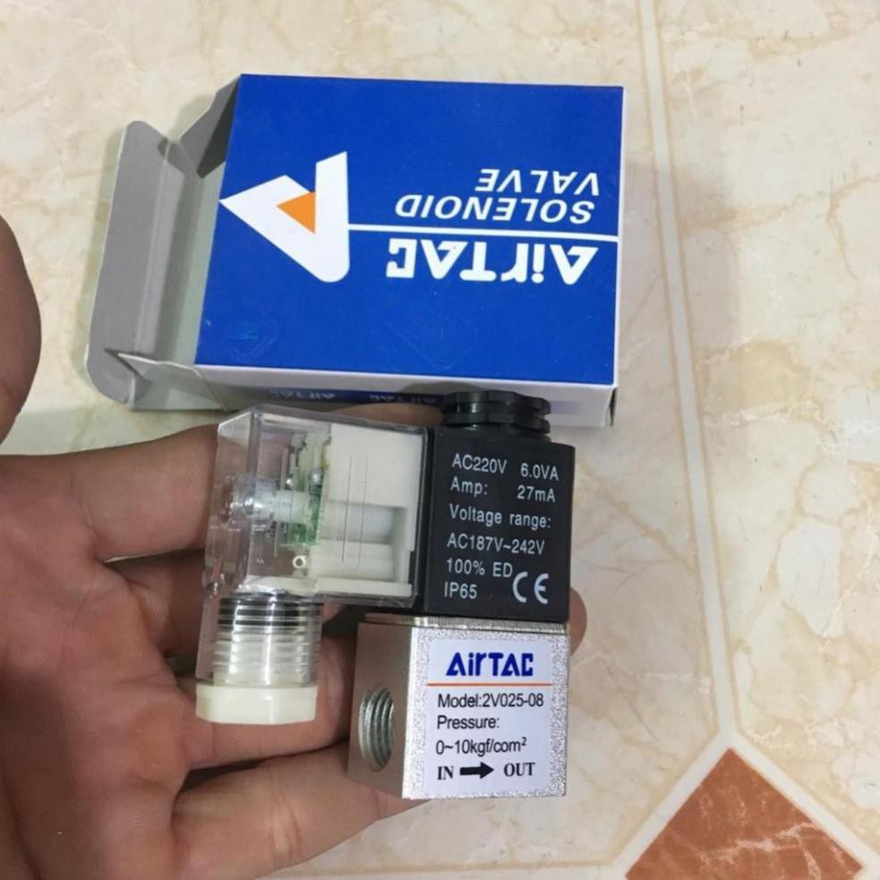 Van điện từ đóng mở khí nén 2V025 08 220v