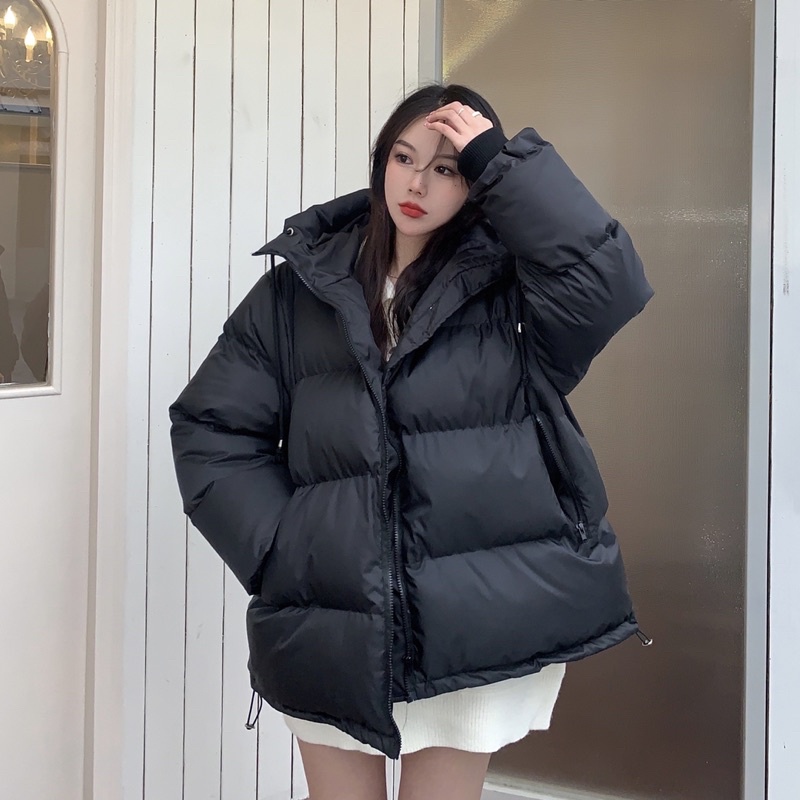 Áo phao béo có mũ