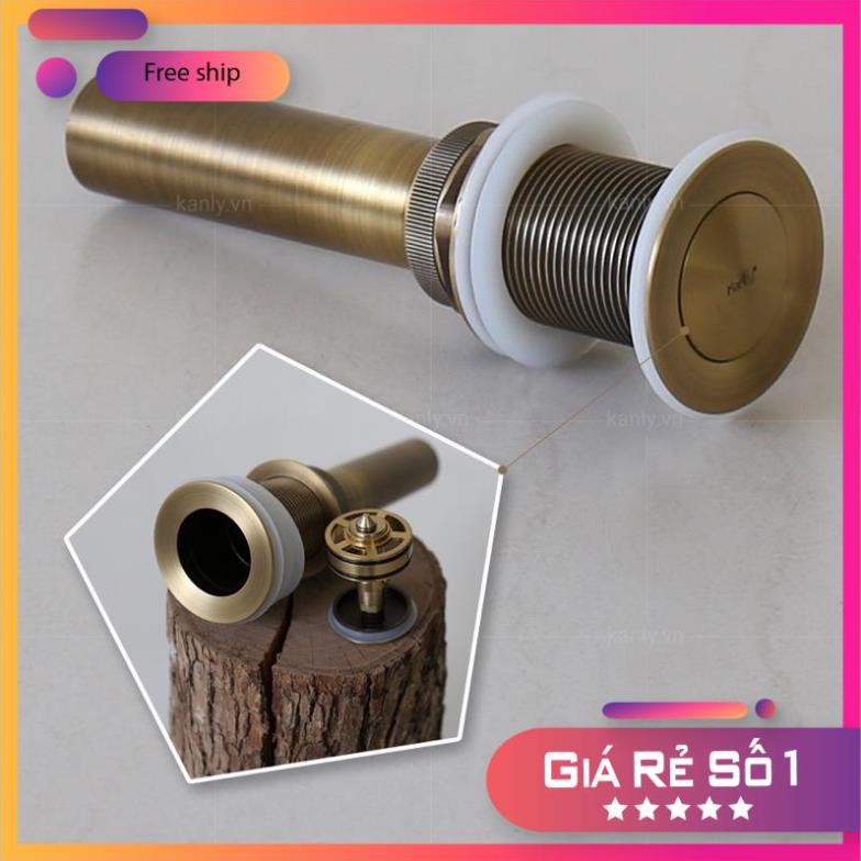 BỘ XẢ LAVABO RỬA MẶT, Ống thoát chữ P, CO XẢ THOÁT NƯỚC BẰNG ĐỒNG Kanly GCP05