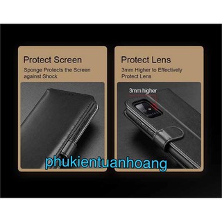 Bao da Samsung Glaxy A71 Dux Duics Leather Wallet