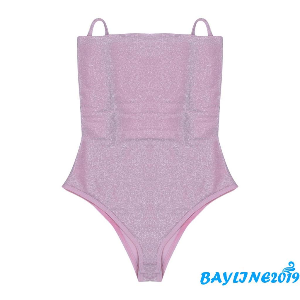 Áo Liền Quần Cổ Chữ V Vải Lụa Bóng Quyến Rũ Dành Cho Nữ | BigBuy360 - bigbuy360.vn
