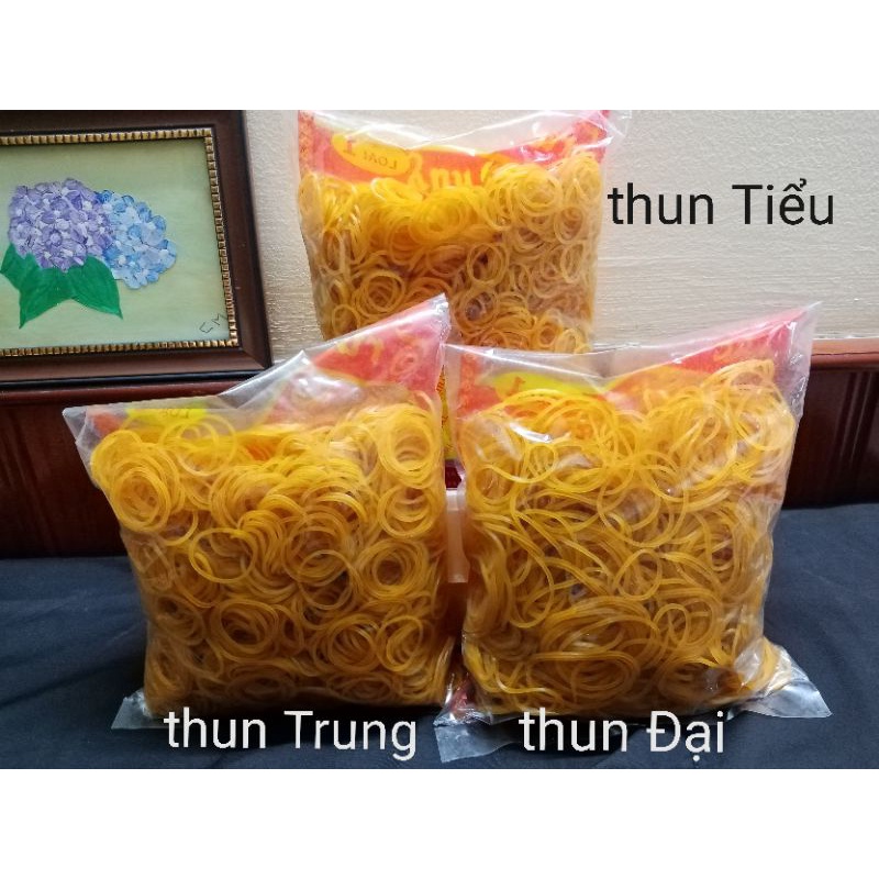 100Gram _ Dây thun vàng | dùng bộc túi nilong, buộc hàng hóa