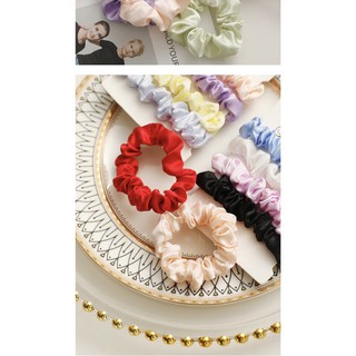Buộc tóc scrunchies vòng lụa cao cấp