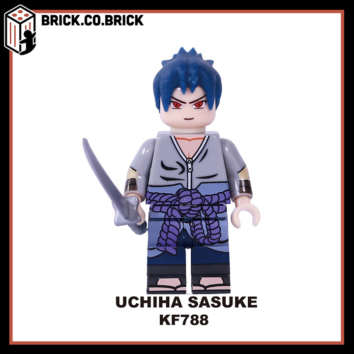 Jiraiya Itachi Sasuke Naruto Kakashi Đồ Chơi Lắp Ráp Non Lego Anime Ninja Naruto Mô Hình Minifigure KF6078